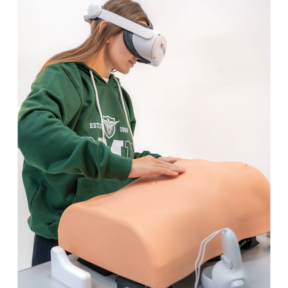 XR-Body - Abdominal Palpation Simulator with VR Headset and Cart with ...