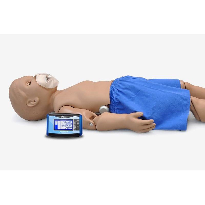 1-Year CPR Simulator w- I.V. Arm, I.O Access And OMNI® Code Blue, Dark ...