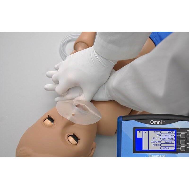 1-Year CPR Simulator w- I.V. Arm, I.O Access And OMNI® Code Blue, Light