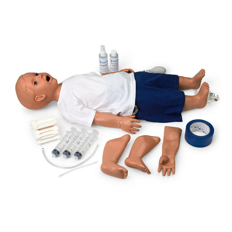 1-Year Multipurpose Patient Care and CPR Pediatric Simulator, Medium