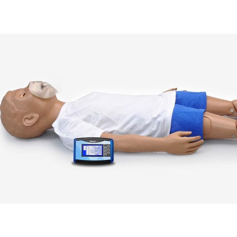 5-Year CPR Simulator w- I.V. Arm, I.O Access and OMNI® Code Blue, Light