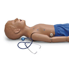 5-Year-Old Patient, Heart and Lung Sounds Skills Trainer with Intubatable Airway, Light