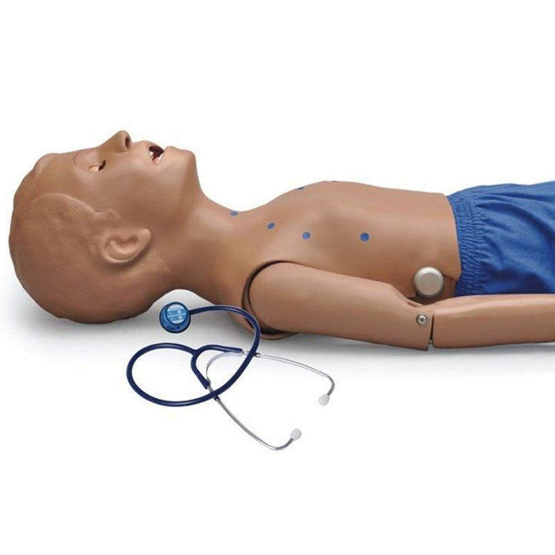 5-Year-Old Patient with Heart and Lung Sounds Skills Trainer, Dark
