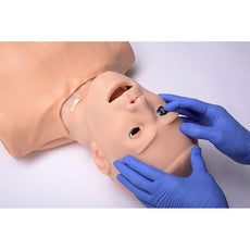 Adult Multipurpose Airway and CPR Trainer, Dark