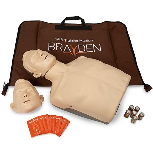 Brayden OBI CPR Training Manikin, Dark skin