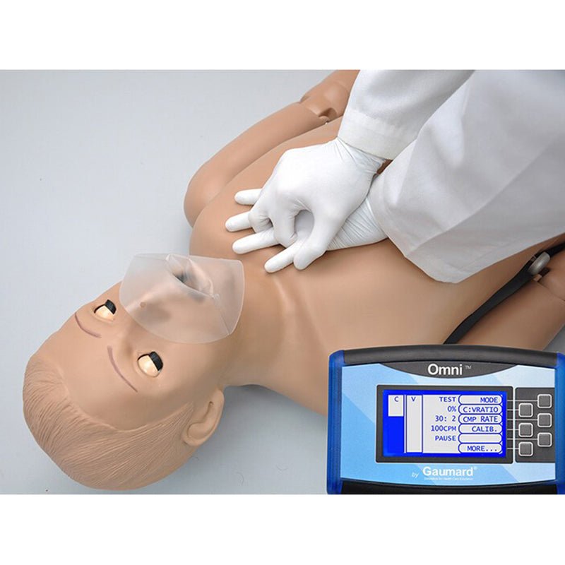 CPR Simon Full Body Simulator w/ OMNI® Code Blue Pack, Dark