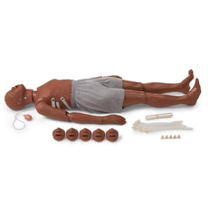 Full Body Trauma CPR Manikin, Dark