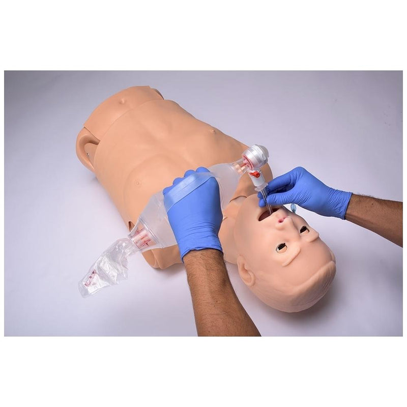 HAL® Adult Airway and CPR Trainer with Heart and Lung Sounds, Dark