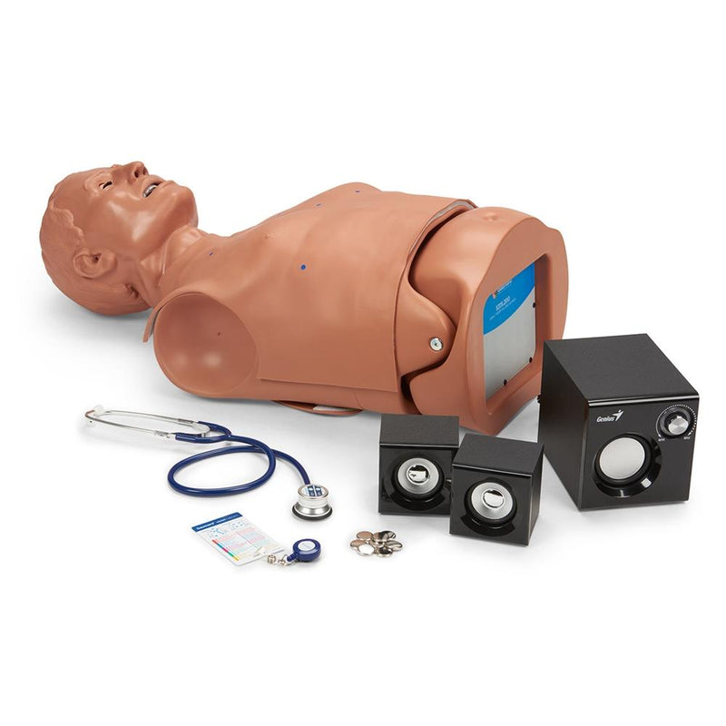 HAL® Adult Airway and CPR Trainer with Heart and Lung Sounds, Dark