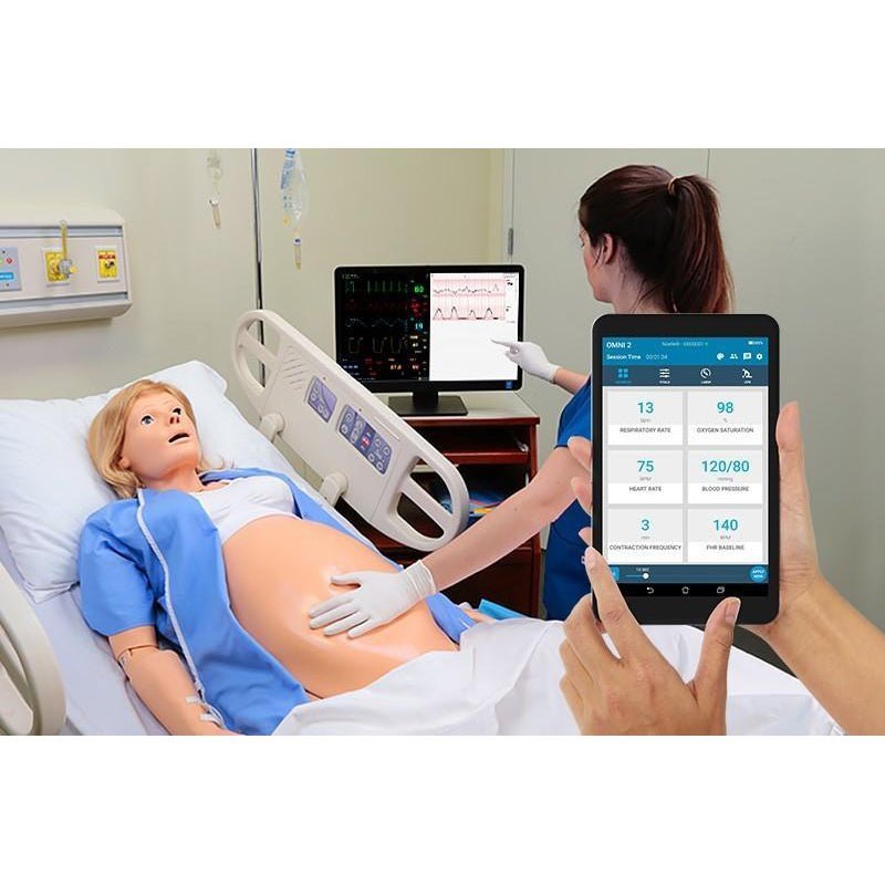 NOELLE® Childbirth with Neonatal Patient Care Simulator and OMNI® 2, Light