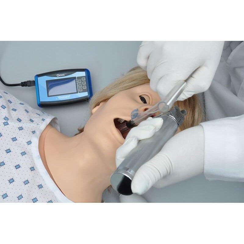 NOELLE® Maternal Birthing Simulator with PEDI® Blue Neonate, Dark