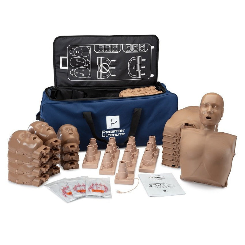 Prestan Ultralite CPR Training Manikins with CPR Feedback, 12 Pack