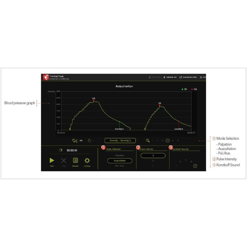 Pulse and Blood Pressure Assessment Simulator