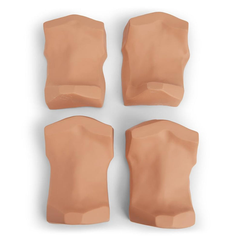 Replacement Overlay Skin for Deluxe Cricothyrotomy Simulator, 4 Pack