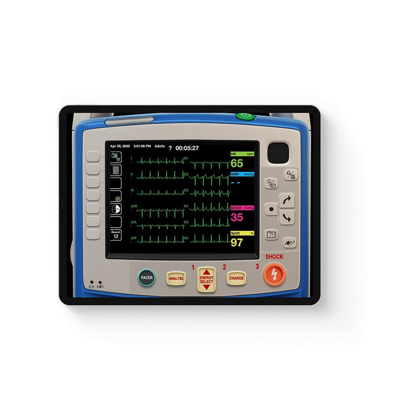 SKILLQUBE qubeX Patient Monitor/Defibrillator Simulation,  ZOLL X SERIES