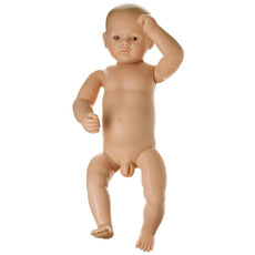 SOMSO Doll for Baby Care - 6 Week Old Male Infant - White