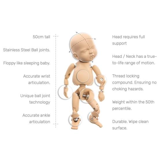 StandInBaby Training Newborn Baby Simulator