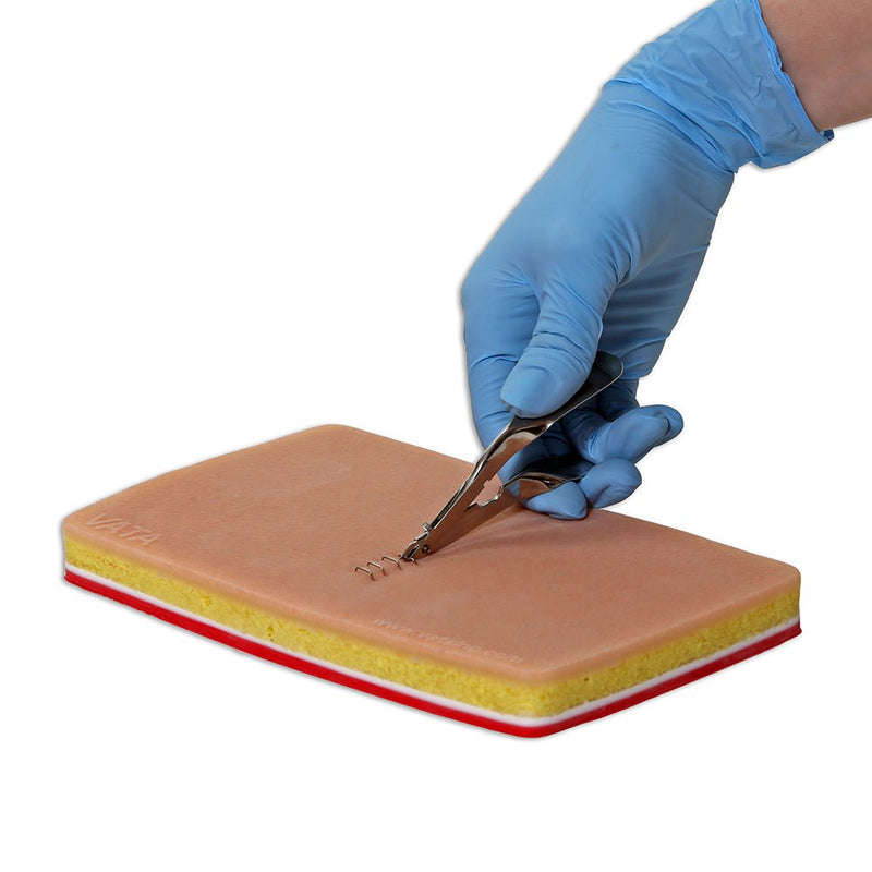 Suture Skills Trainer Pad with 5 Tissue Layers - Light Skin